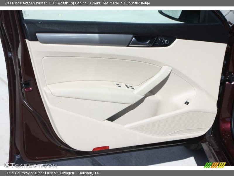 Opera Red Metallic / Cornsilk Beige 2014 Volkswagen Passat 1.8T Wolfsburg Edition