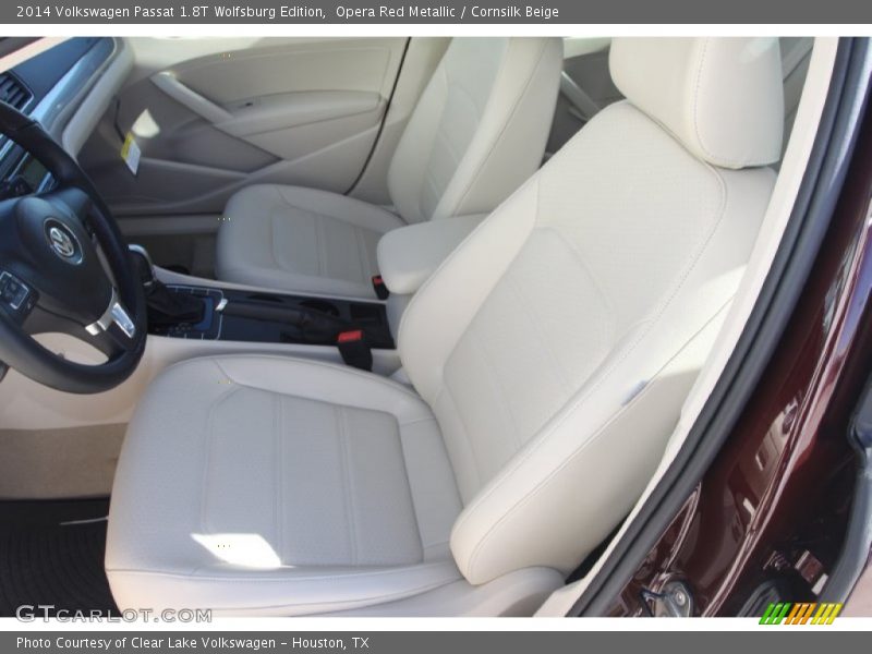 Opera Red Metallic / Cornsilk Beige 2014 Volkswagen Passat 1.8T Wolfsburg Edition