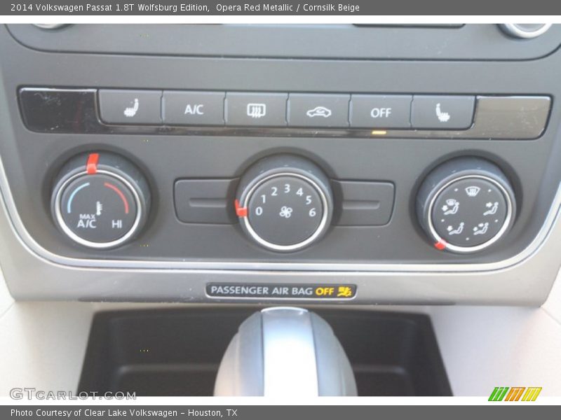 Opera Red Metallic / Cornsilk Beige 2014 Volkswagen Passat 1.8T Wolfsburg Edition