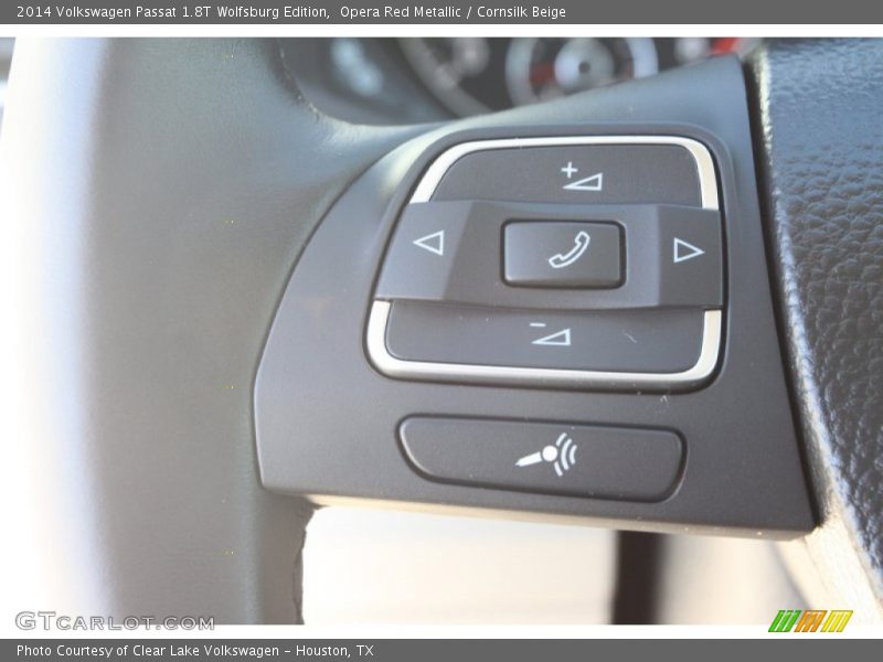 Opera Red Metallic / Cornsilk Beige 2014 Volkswagen Passat 1.8T Wolfsburg Edition
