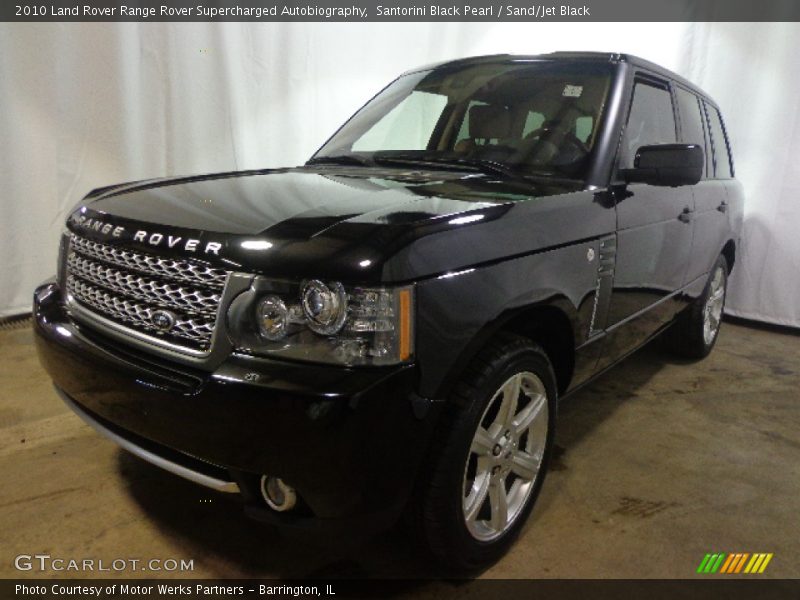 Santorini Black Pearl / Sand/Jet Black 2010 Land Rover Range Rover Supercharged Autobiography