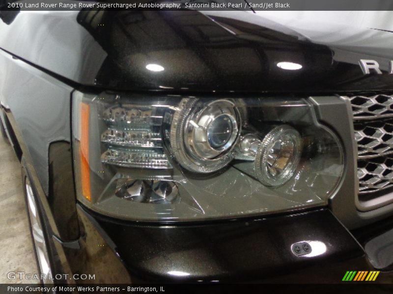 Santorini Black Pearl / Sand/Jet Black 2010 Land Rover Range Rover Supercharged Autobiography