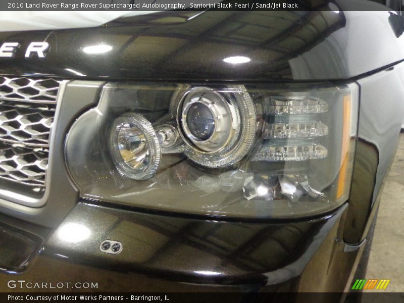 Santorini Black Pearl / Sand/Jet Black 2010 Land Rover Range Rover Supercharged Autobiography
