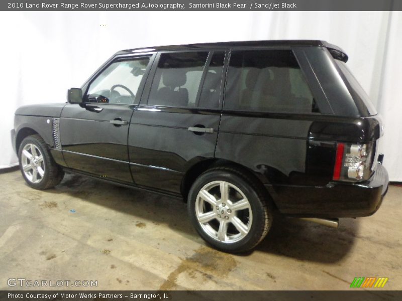 Santorini Black Pearl / Sand/Jet Black 2010 Land Rover Range Rover Supercharged Autobiography