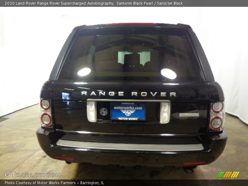 Santorini Black Pearl / Sand/Jet Black 2010 Land Rover Range Rover Supercharged Autobiography