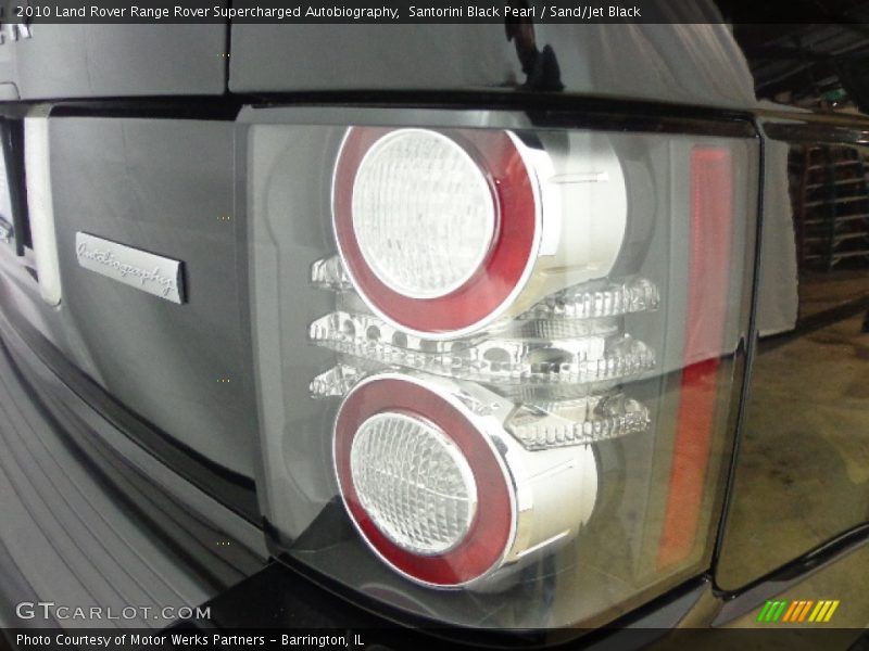 Santorini Black Pearl / Sand/Jet Black 2010 Land Rover Range Rover Supercharged Autobiography