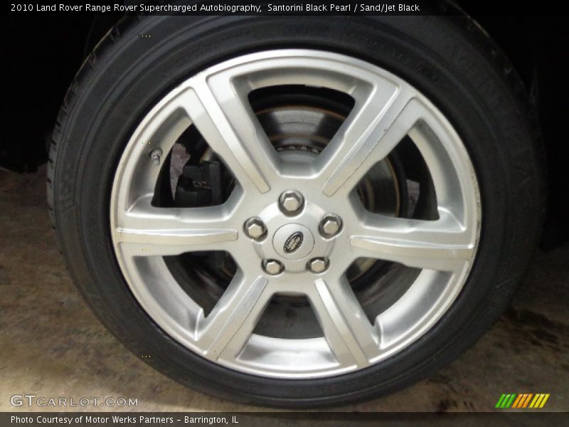 Santorini Black Pearl / Sand/Jet Black 2010 Land Rover Range Rover Supercharged Autobiography
