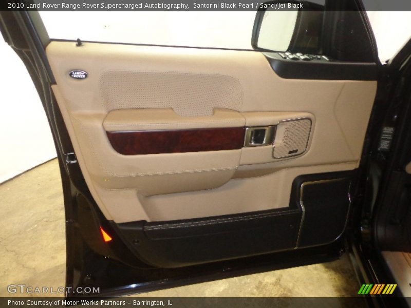 Santorini Black Pearl / Sand/Jet Black 2010 Land Rover Range Rover Supercharged Autobiography