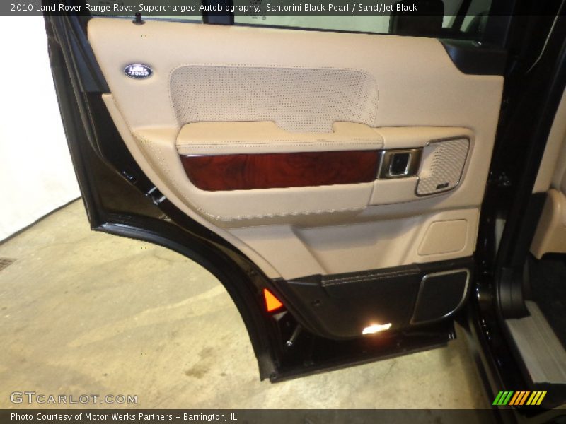 Santorini Black Pearl / Sand/Jet Black 2010 Land Rover Range Rover Supercharged Autobiography