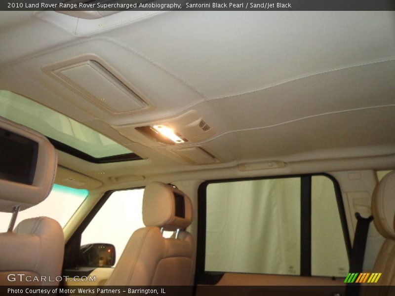 Santorini Black Pearl / Sand/Jet Black 2010 Land Rover Range Rover Supercharged Autobiography