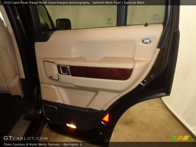 Santorini Black Pearl / Sand/Jet Black 2010 Land Rover Range Rover Supercharged Autobiography