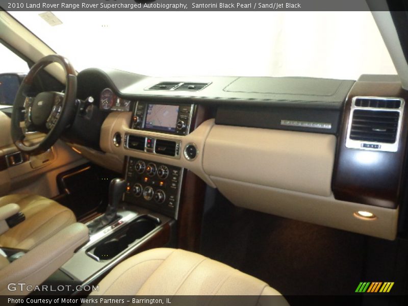 Santorini Black Pearl / Sand/Jet Black 2010 Land Rover Range Rover Supercharged Autobiography