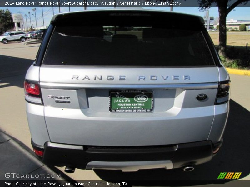 Aleutian Silver Metallic / Ebony/Lunar/Ebony 2014 Land Rover Range Rover Sport Supercharged