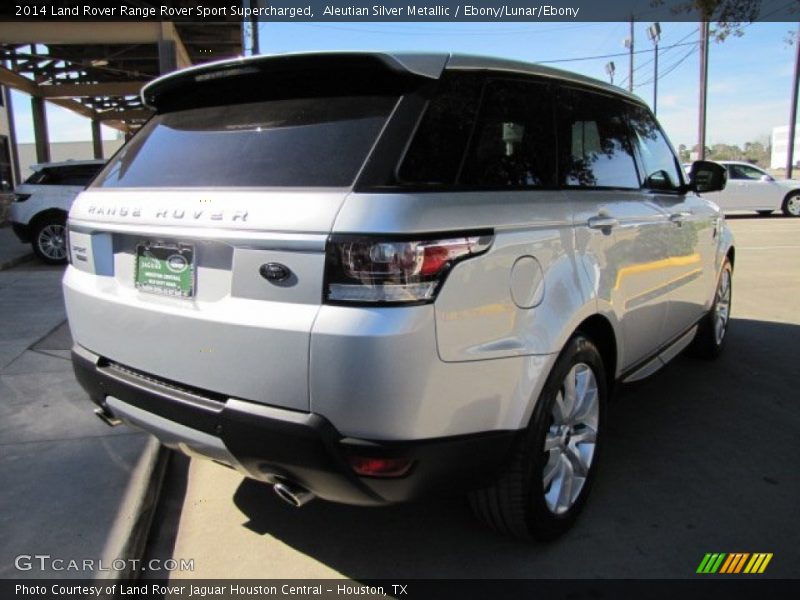 Aleutian Silver Metallic / Ebony/Lunar/Ebony 2014 Land Rover Range Rover Sport Supercharged