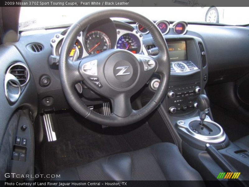 Pearl White / Black Leather 2009 Nissan 370Z Sport Touring Coupe