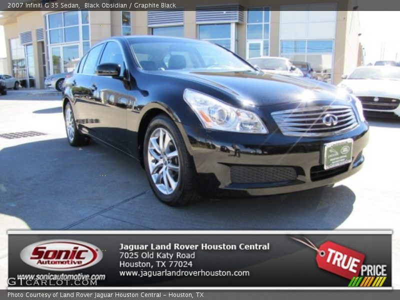 Black Obsidian / Graphite Black 2007 Infiniti G 35 Sedan