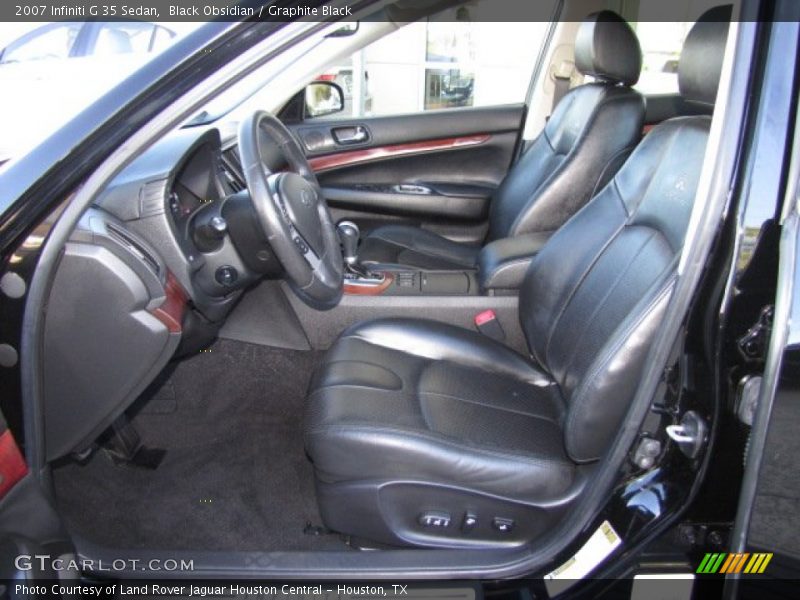 Black Obsidian / Graphite Black 2007 Infiniti G 35 Sedan