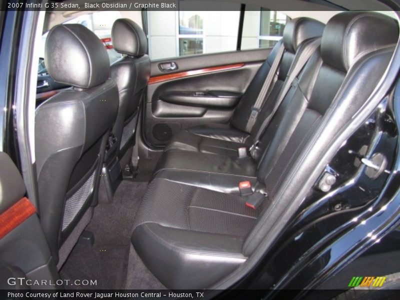 Black Obsidian / Graphite Black 2007 Infiniti G 35 Sedan