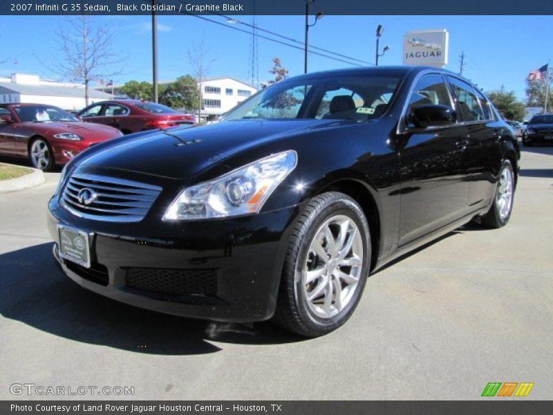 Black Obsidian / Graphite Black 2007 Infiniti G 35 Sedan