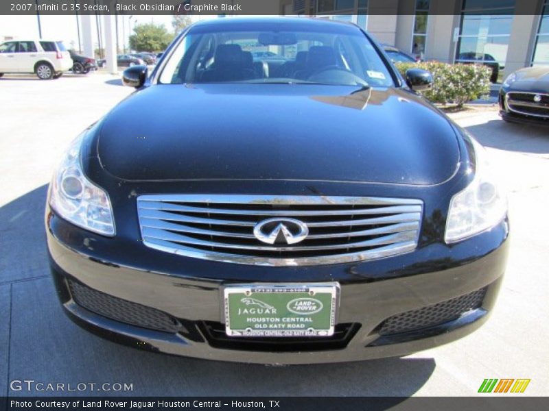 Black Obsidian / Graphite Black 2007 Infiniti G 35 Sedan