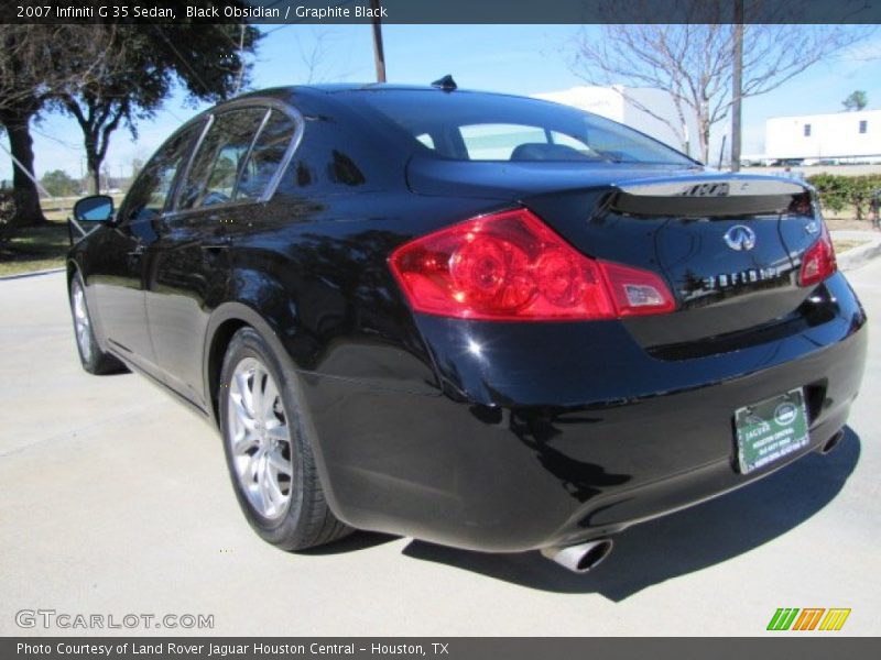 Black Obsidian / Graphite Black 2007 Infiniti G 35 Sedan