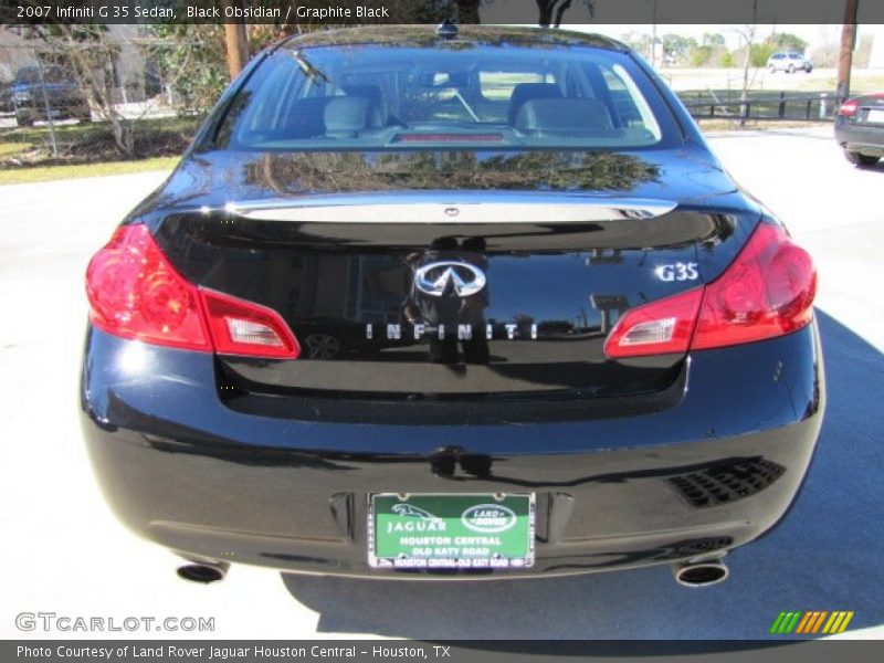 Black Obsidian / Graphite Black 2007 Infiniti G 35 Sedan