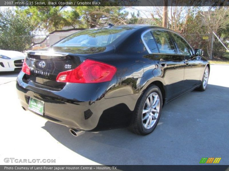 Black Obsidian / Graphite Black 2007 Infiniti G 35 Sedan