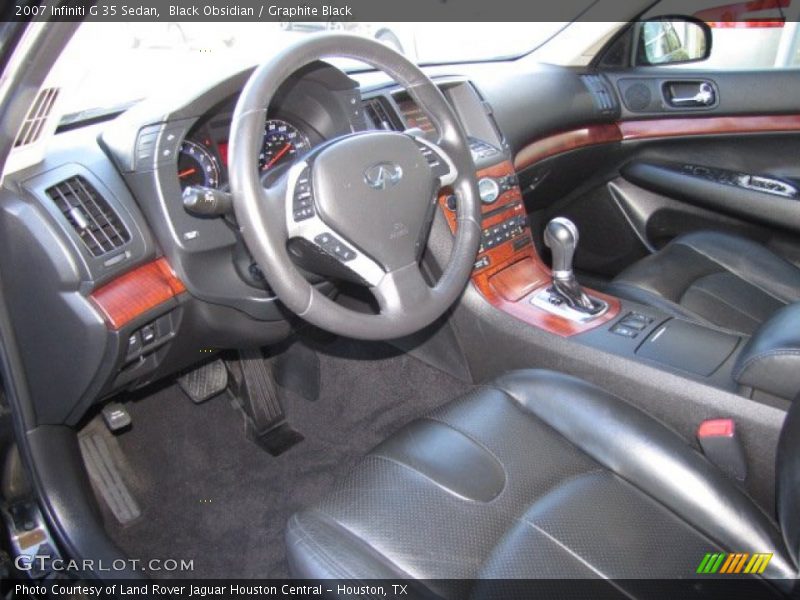 Black Obsidian / Graphite Black 2007 Infiniti G 35 Sedan