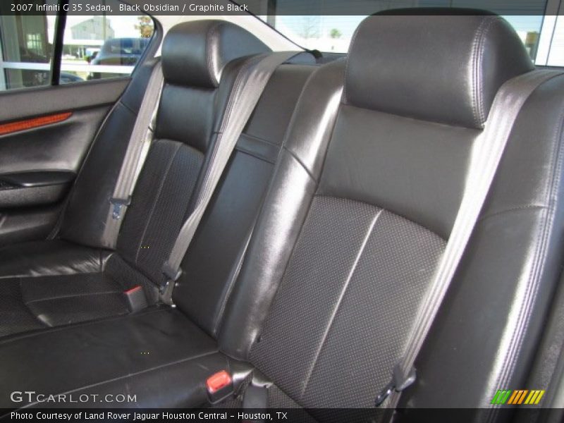 Black Obsidian / Graphite Black 2007 Infiniti G 35 Sedan