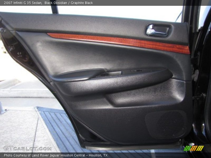 Black Obsidian / Graphite Black 2007 Infiniti G 35 Sedan