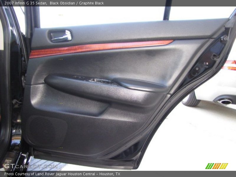 Black Obsidian / Graphite Black 2007 Infiniti G 35 Sedan