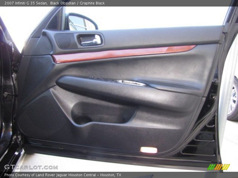 Black Obsidian / Graphite Black 2007 Infiniti G 35 Sedan