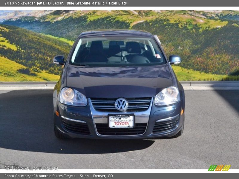 Blue Graphite Metallic / Titan Black 2010 Volkswagen Jetta TDI Sedan