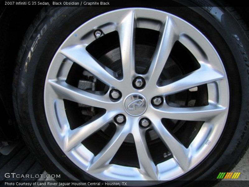 Black Obsidian / Graphite Black 2007 Infiniti G 35 Sedan