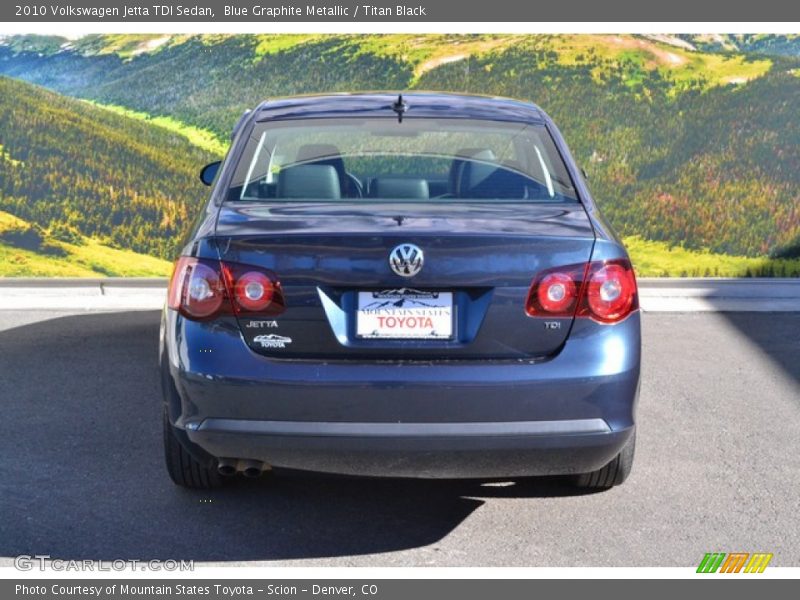 Blue Graphite Metallic / Titan Black 2010 Volkswagen Jetta TDI Sedan