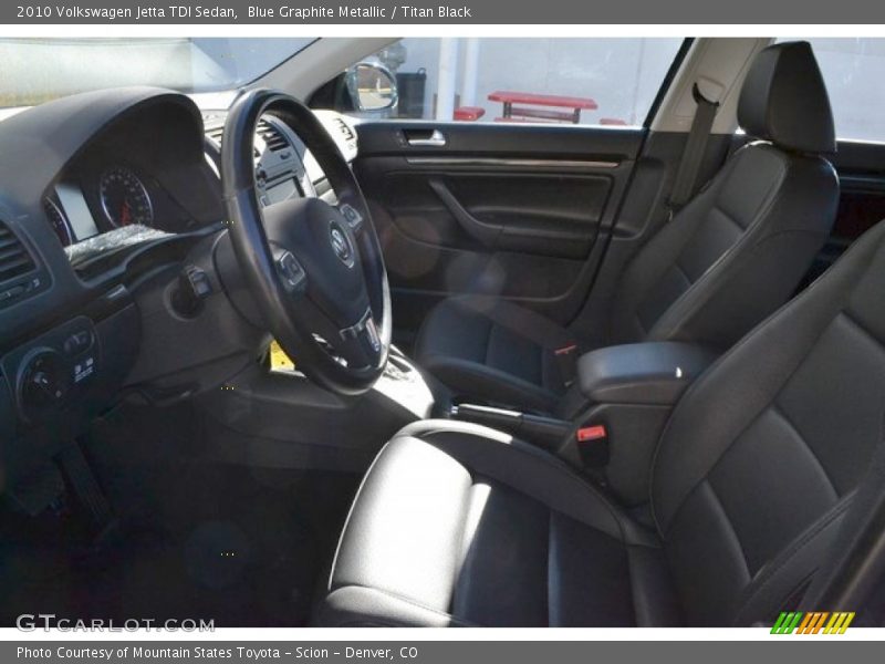 Blue Graphite Metallic / Titan Black 2010 Volkswagen Jetta TDI Sedan