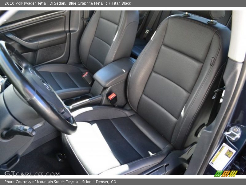 Blue Graphite Metallic / Titan Black 2010 Volkswagen Jetta TDI Sedan
