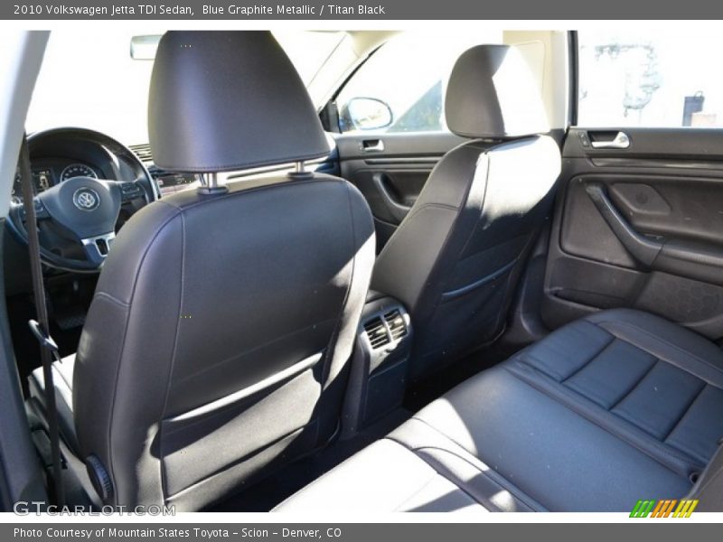 Blue Graphite Metallic / Titan Black 2010 Volkswagen Jetta TDI Sedan