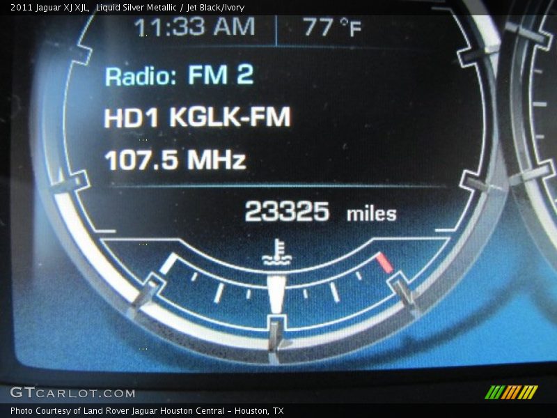 Liquid Silver Metallic / Jet Black/Ivory 2011 Jaguar XJ XJL