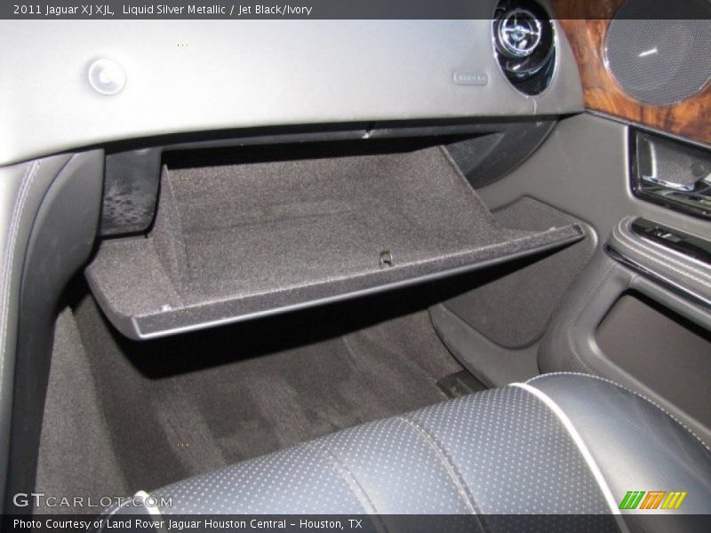 Liquid Silver Metallic / Jet Black/Ivory 2011 Jaguar XJ XJL