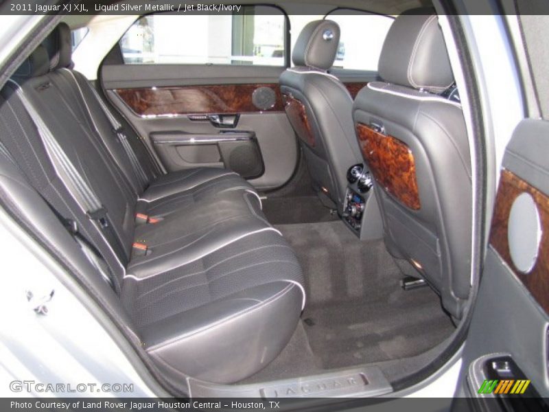Liquid Silver Metallic / Jet Black/Ivory 2011 Jaguar XJ XJL