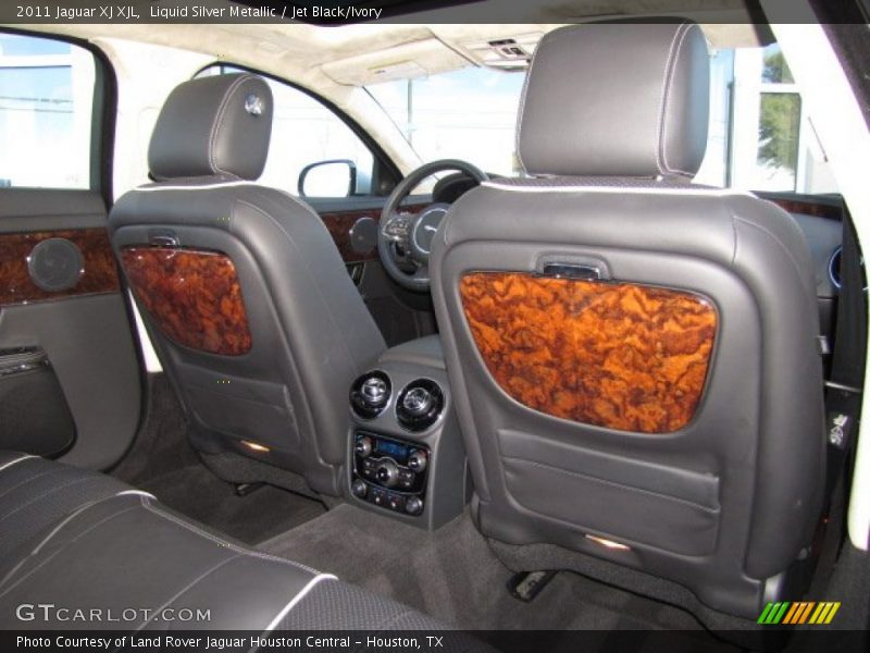 Liquid Silver Metallic / Jet Black/Ivory 2011 Jaguar XJ XJL