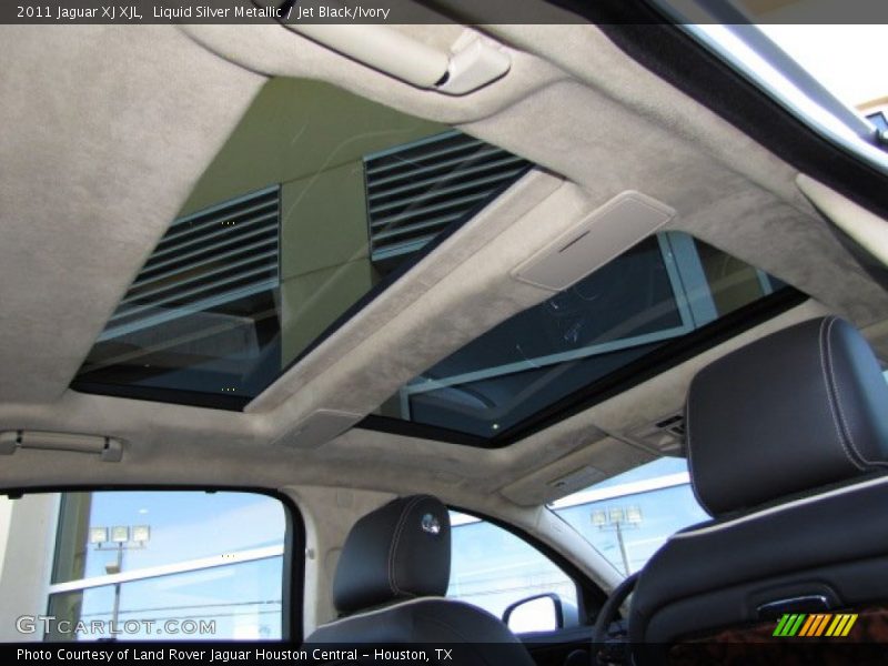 Liquid Silver Metallic / Jet Black/Ivory 2011 Jaguar XJ XJL