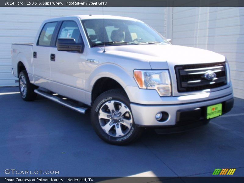 Ingot Silver / Steel Grey 2014 Ford F150 STX SuperCrew