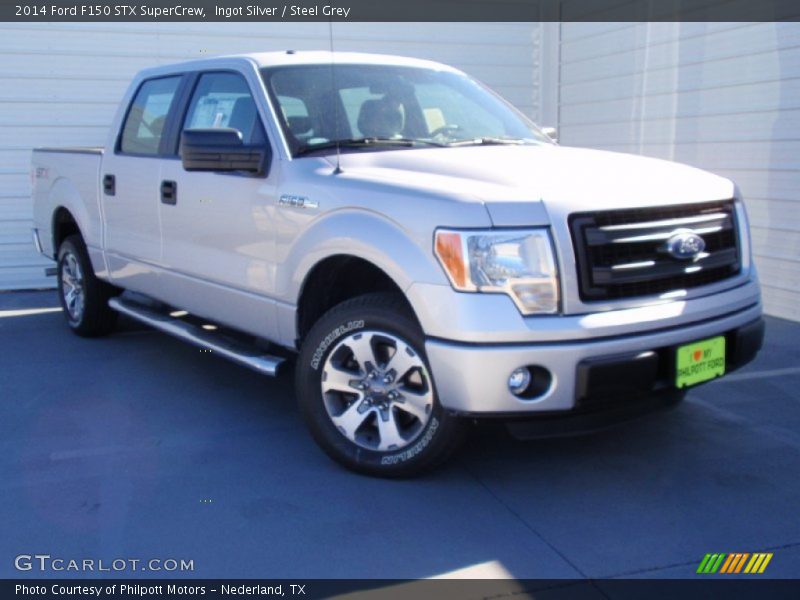 Ingot Silver / Steel Grey 2014 Ford F150 STX SuperCrew