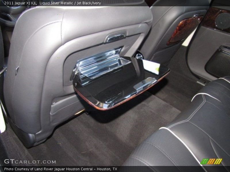 Liquid Silver Metallic / Jet Black/Ivory 2011 Jaguar XJ XJL