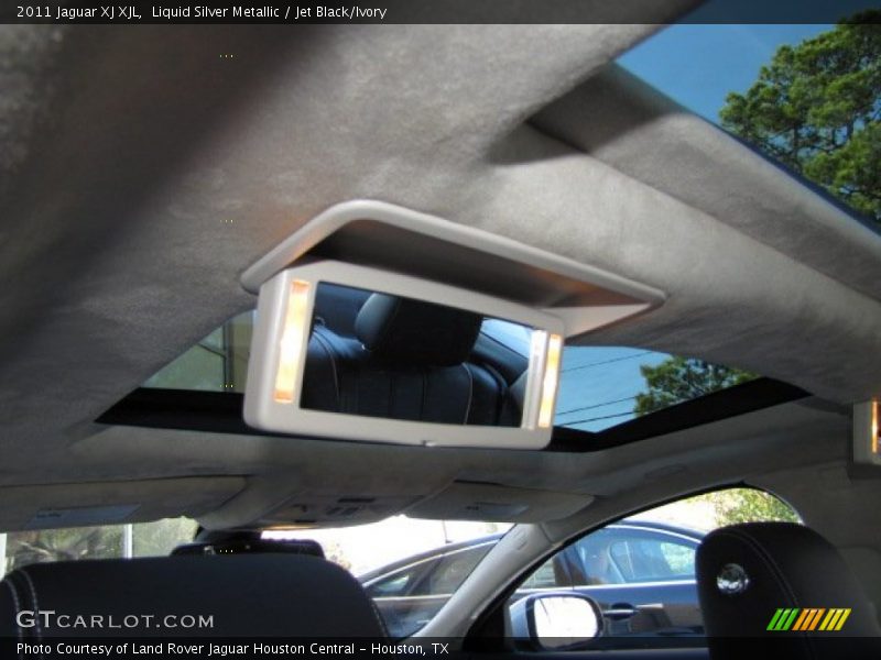 Liquid Silver Metallic / Jet Black/Ivory 2011 Jaguar XJ XJL