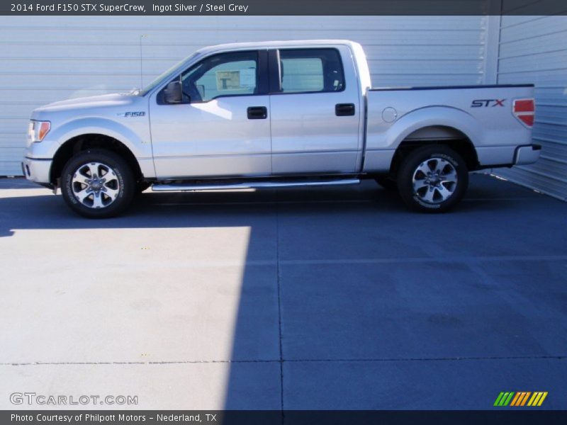 Ingot Silver / Steel Grey 2014 Ford F150 STX SuperCrew
