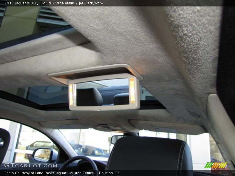 Liquid Silver Metallic / Jet Black/Ivory 2011 Jaguar XJ XJL