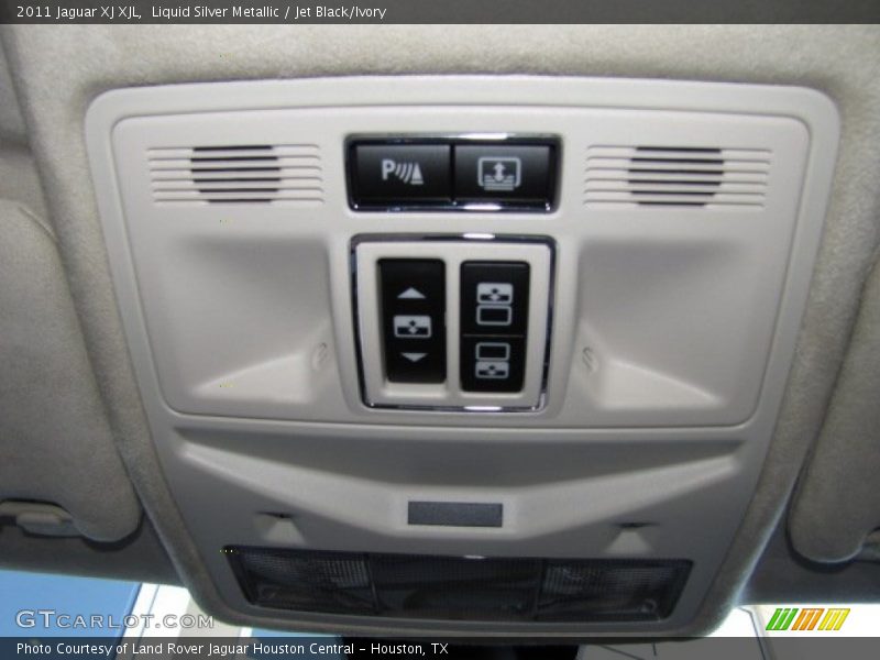 Liquid Silver Metallic / Jet Black/Ivory 2011 Jaguar XJ XJL